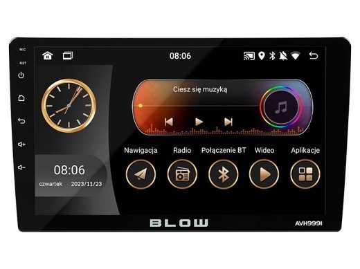 Raadio BLOW AVH-9991 1DIN 9" Android/WiFi/GPS/CARPLAY