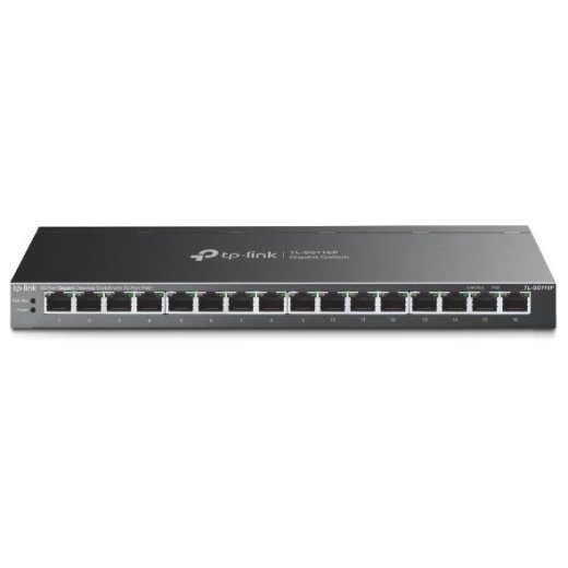Switch TP-LINK Stackable Yes 16xRJ-45 ports RJ-45 Ports Type Gigabit Ethernet (10/100/1000) 16xGigabit Ethernet (copper) ports quantity Power over