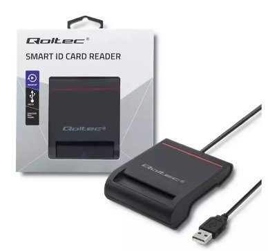 Qoltec Q-50642 ID-kaardi lugeja USB 2.0