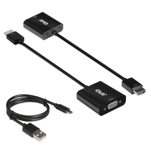 I/O ADAPTER HDMI KUNI VGA/AUDIO M/F CAC-1302 CLUB3D