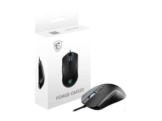 MSI FORGE GM320 Optical Wired Mouse Black