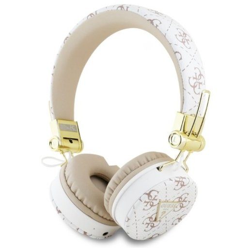 Guess Over-Ear Bluetooth ausinės ENC GUBH70E4PTMH 4G Triangle Round Shape / balta