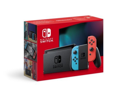 Nintendo Switch nešiojama žaidimų konsolė 15.8 cm (6.2") 32 Jutiklinis ekranas Wi-Fi Mėlyna, Pilka, Raudona