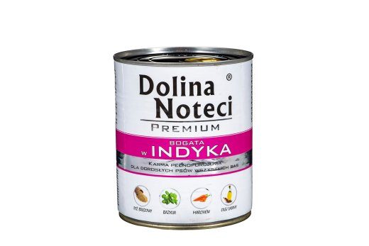 DOLINA NOTECI Premium Rikas kalkun - Märg koerasööt - 800 g