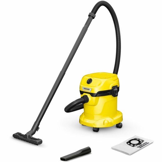 Kärcher WD 2 PLUS 15 L Trummel tolmuimeja Kuiv&märg 1000 W Tolmikott