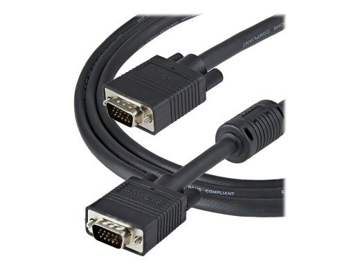 StarTech.com 1m Koaksiaalne Kõrglahutusega Monitor VGA Kaabell HD15 - 1m Must
