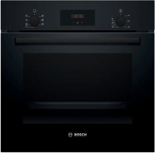 Bosch orkaitė HBF133BA1 66 L Elektrinė EcoClean Rankenys Aukštis 59.5 cm Plotis 59.4 cm Juodas