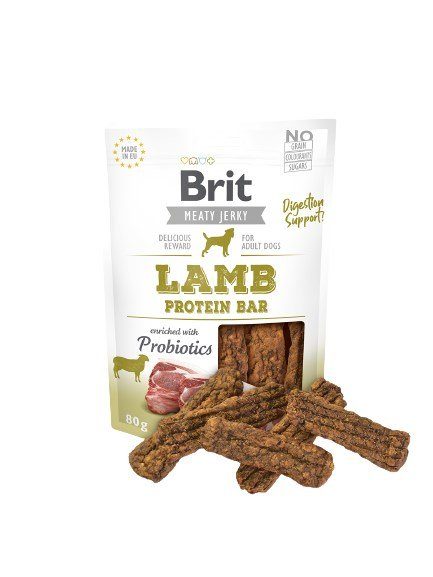 Brit Jerky valguvaht koertele - lambaliha ja kana - 80 g