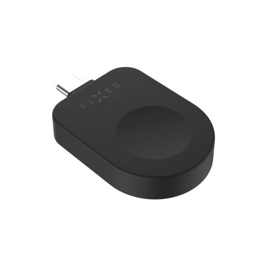 Fixed USB-C laadimismuundur Apple Watchile, ühildub Powerstation Uni-ga, must