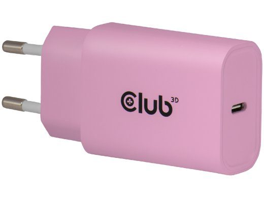 Club 3D CAC-3021 30Watt toiteadapter roosa 2 tk
