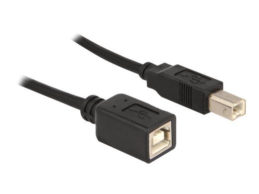 Delock 2m USB Pikenduskaabel Must