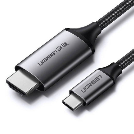 UGREEN USB-C kuni HDMI kaabel, 4K, UHD, 1,5m, must