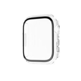 Fixed Pure protective case with tempered glass for Apple Watch 10 42mm Clear