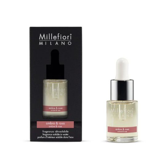 Millefiori Milano lõhnavahe aine vees lahustuv Ambra & Rosa 15 ml