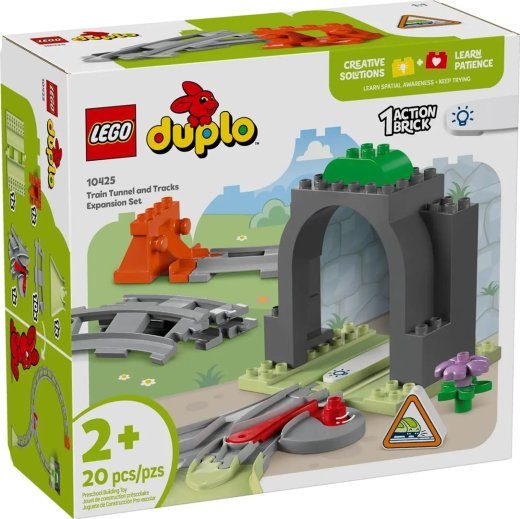 LEGO DUPLO 10425 rongi tunneli ja rööpaseadme laienduskomplekt