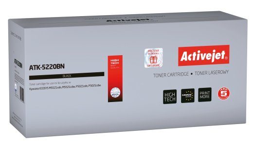 Activejet ATK-5220BN tooner (asendajaks Kyocera TK-5220K; Supreme; 1200 lehekülge; must)