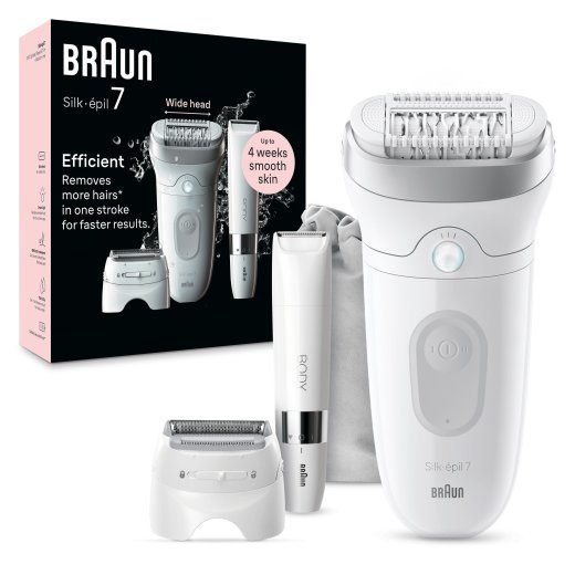 Braun Silk-épil 7 7-441 40 pintsetid, hõbedased, valged