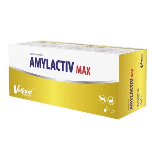VETFOOD Amylactiv Max - toidulisandid koertele ja kassidele - 120 tk