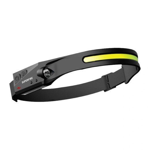 Superfire HL64 pealatern taskulamp, 430LM, USB-C, 5 režiimi, 30m