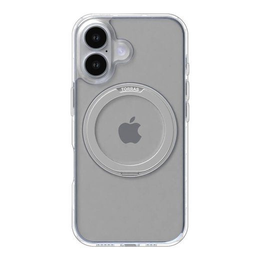 Torras Ostand Pro ümbris iPhone 16 Plus jaoks (läbipaistev)