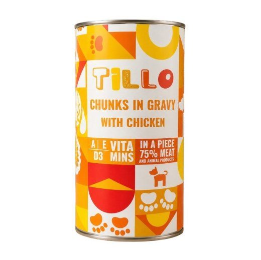 TILLO tükid graasis Kana – märkimunakoeratoit – 1250g