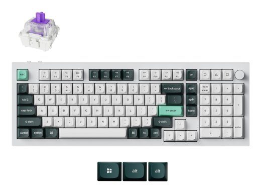 Juhtmevaba klaviatuur Q5 HE RGB/SHELL WHITE Q5H-P1 KEYCHRON