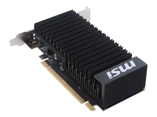 MSI GeForce GT 1030 2GHD4 LP OC NVIDIA 2 GeForce GT 1030 DDR4 HDMI portų kiekis 1 PCI Express 3.0 x16 (naudoja x4) Atminties taktinis dažnis 2100 MHz
