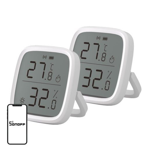 SONOFF ZigBee SNZB-02D Temperatuuri ja niiskuse andur, 2 tk