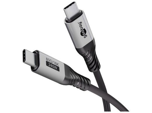 goobay USB4 Type-C Kaabel 1m Must Hall