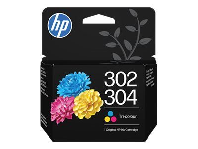 HP 302/304 Tri-color Original tsüaan, magenta, kollane