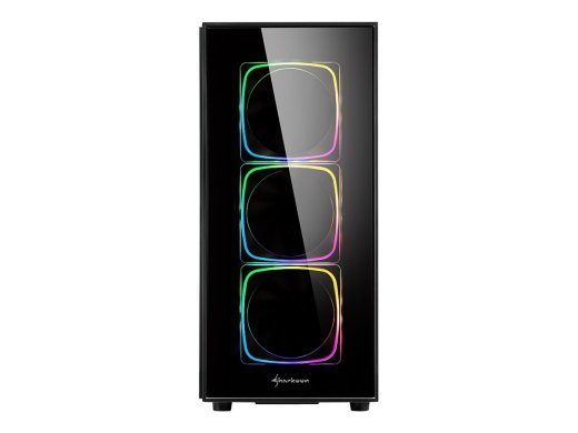 Sharkoon TG6 RGB Tower ATX ilma toiteallikata must