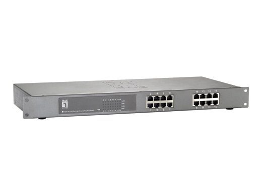LevelOne FEP-1612W120 16-Port 10/100 PoE+ Switch
