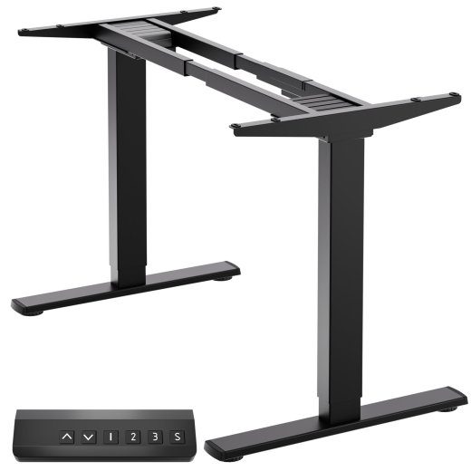 DESK FRAME MOTORISED/BLACK CDF222E-B ONKRON