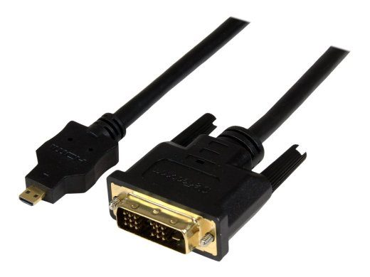 StarTech.com 2m Micro HDMI DVI-D Kaabel - M/M - 2 meetrit Micro HDMI DVI kaabel - 19 pin HDMI (D) Mees DVI-D Mees - 1920x1200 Video