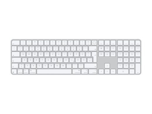 Apple Magic Keyboard Touch ID ja numbrilise klaviatuuriga juhtmevaba saksa keele klaviatuur