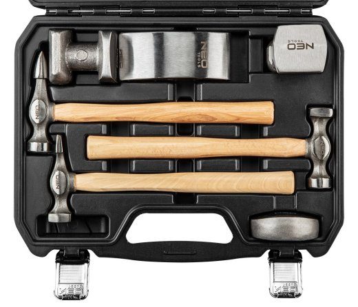 NEO TOOLS bodywork hammer set, 7 pcs
