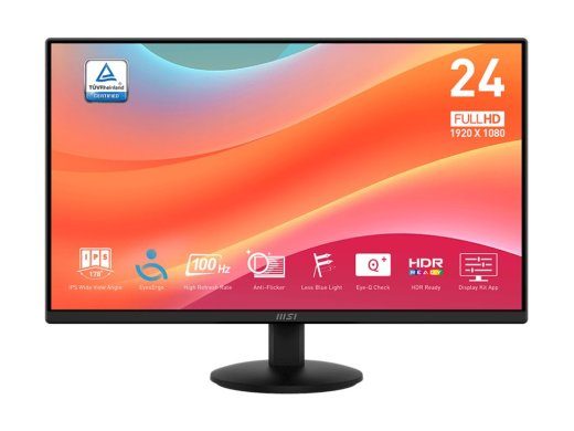 MSI PRO MP242L 24 Full HD IPS monitor, HDMI, DisplayPort, 100Hz