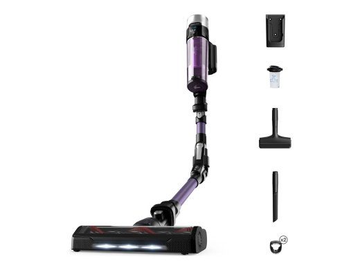 Tefal X-FORCE FLEX 9.60 Auto TY2039WO Siurblys 100W 0.4 litro Juoda/Violetinė