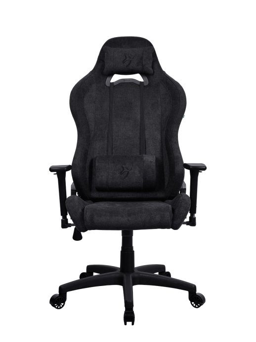 Arozzi Torretta Soft Fabric Gaming Chair Metal/Reinforced nylon Pure Black
