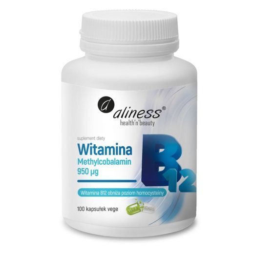 ALINESS Vitamiin B12 Metüülkobalaamin 950 µg toidulisand, 100 kapslit