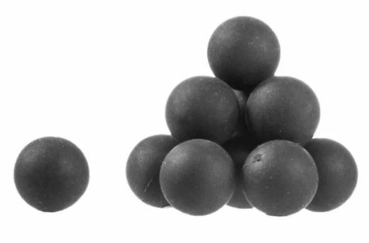 Guard Power.50 kalibre (12,7 mm) kummikuulid - 100 tükki