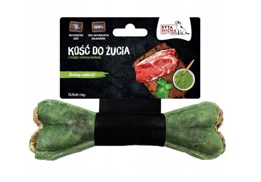 SYTA MICHA Värske hinge hammustusluu - koera hammustamine - 13.5 cm