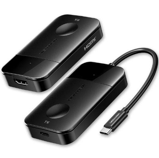 I/O VIDEO TRANSMITTER/VASTUVÕTJA/HDMI/USB-C ADOBB VENTION