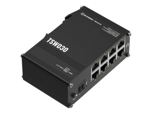 Teltonika TSW030 8-portine Fast Ethernet lüliti