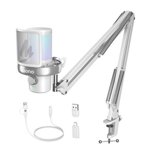 Maono DM40 S Pro mikrofonas (baltas)