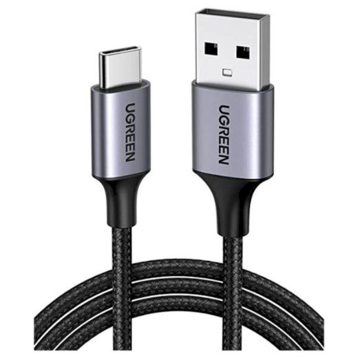 UGREEN US288 USB-A kuni USB-C kaabel QC 3.0 3A 2 m / must