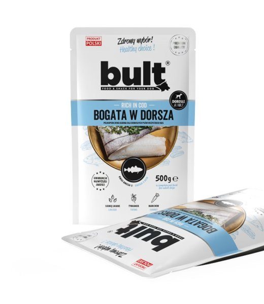 BULT Merikoguga rikas - märg koeratoit - 500g