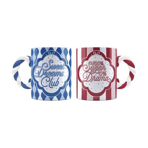 2 tassi komplekt BIALETTI Candyland 2 x 300 ml (NCANDY007)