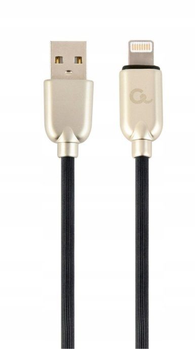 Gembird CC-USB2R-AMLM-1M USB-A kuni Lightning kaabel Premium kumm 1m / must