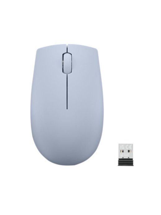 Lenovo 300 Compact Wireless Optical Mouse with 3 Buttons, Ambidextrous, 1000 DPI